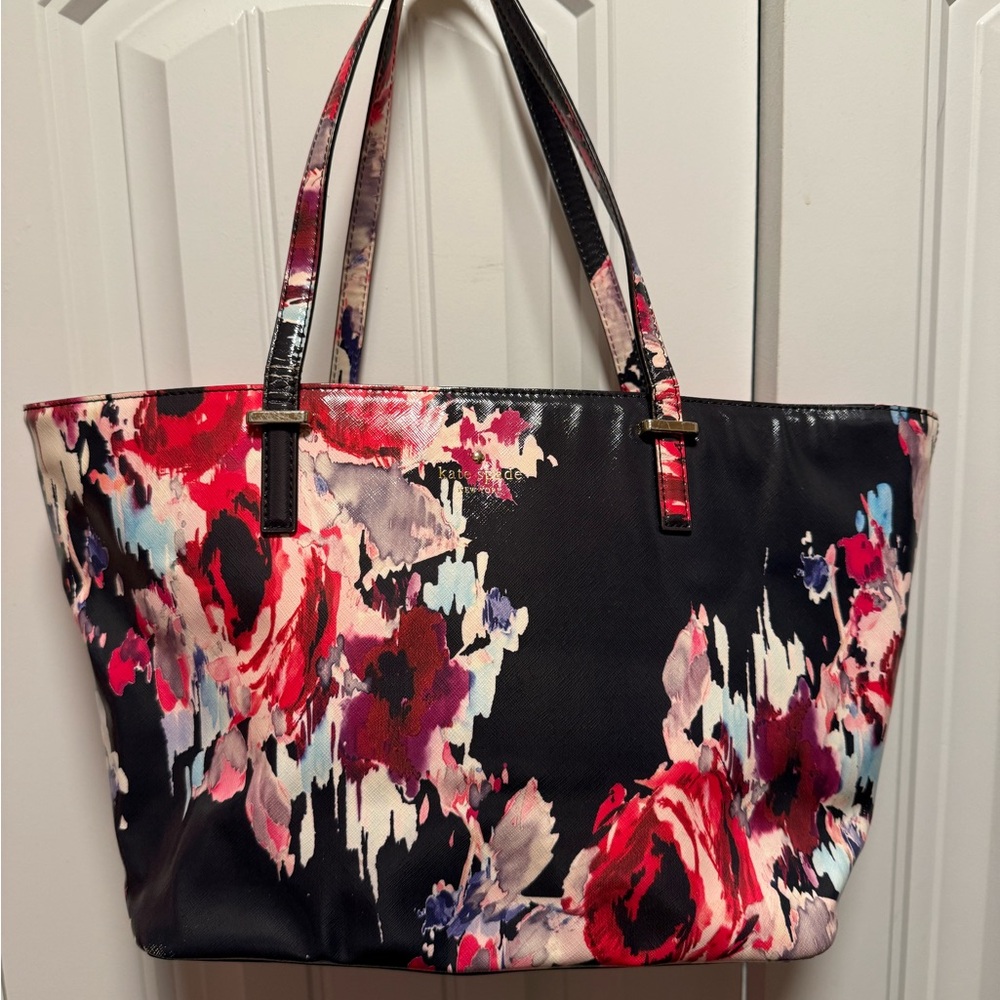 Kate Spade Cedar Street Harmony tote bag  Floral Watercolor